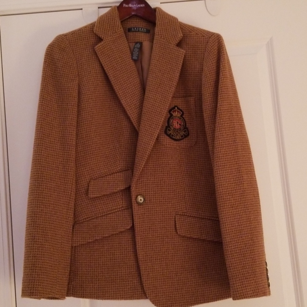 Beautiful houndstooth women's Blazer Ralph Lauren
